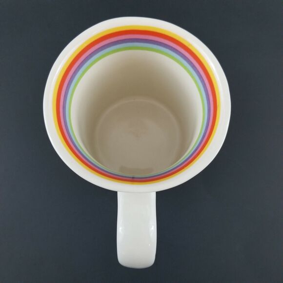 NIB Enesco Our Name is Mud Magical Unicorn Rainbow Sculpted 16 Oz Mug #6000548 - Picture 6 of 9